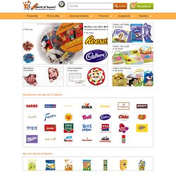 Online Shop für Süßigkeiten