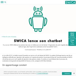 SWICA lance son chatbot – SWICA