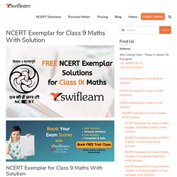 Swiflearn - NCERT Exemplar Class 9 Maths with Solution in PDF