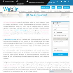 iOS App Development, Custom iOS Application Services
