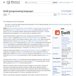 Swift (programming language)