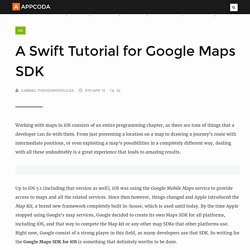 A Swift Tutorial for Google Maps SDK on iOS
