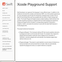 Xcode Playground Support