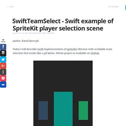 SwiftTeamSelect - Swift example of SpriteKit player selection scene