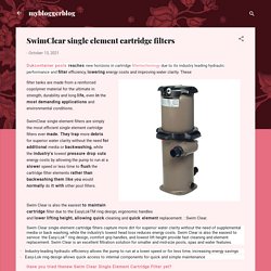 SwimClear single element cartridge filters
