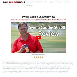 Swing Caddie SC200 Review