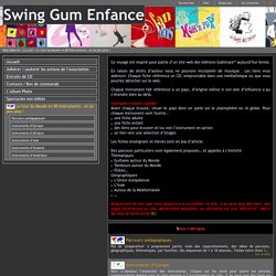 Swing Gum Enfance - Le tour du Monde en 80 instruments… et un peu plus !