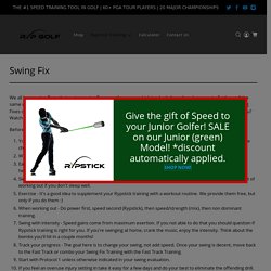 How to Fix Your Golf Swing