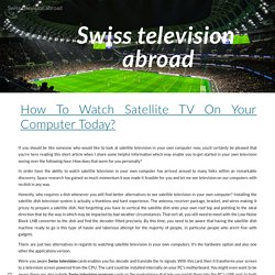Swiss television abroad