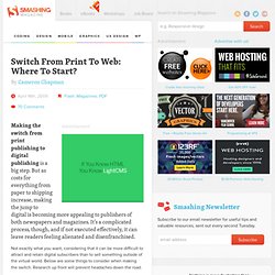 Switch From Print To Web: Where To Start?