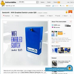 Switchifi : Wifi Enabled Switch under $20