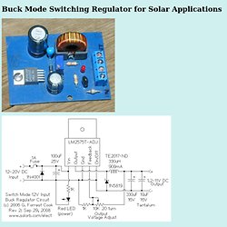 Buck Mode Switching Regulator for Solar Applications