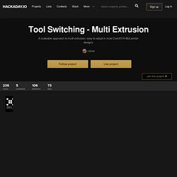 Tool Switching - Multi Extrusion