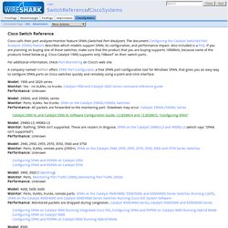 SwitchReference/CiscoSystems - The Wireshark Wiki