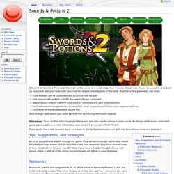 Swords & Potions 2 - Edgebee Wiki