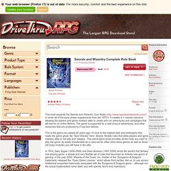 Swords and Wizardry Complete Rule Book - Frog God Games