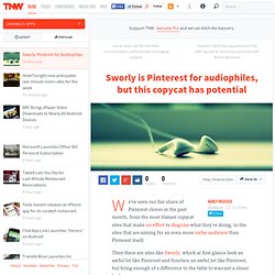 Sworly: Pinterest for Audiophiles