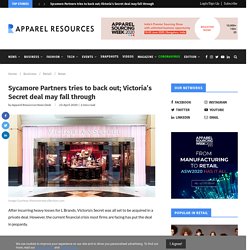 Sycamore Partners tries to back out; Victoria’s Secret deal may fall through