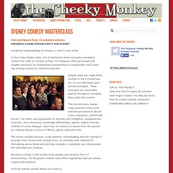 SYDNEY COMEDY MASTERCLASS « The Cheeky Monkey