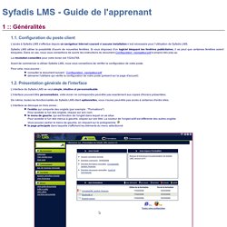 Syfadis LMS - Guide de l'apprenant
