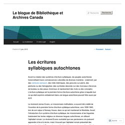 Le blogue de Bibliothèque et Archives Canada