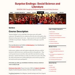 Surprise Endings: Social Science and Literature
