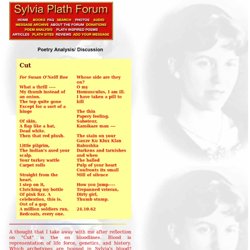 Sylvia Plath Forum: Cut