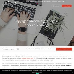 Symbole Copyright, signe, logo au clavier et en image