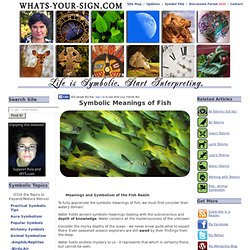Symbolic Meanings of Fish