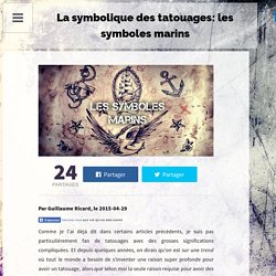 La symbolique des tatouages: les symboles marins