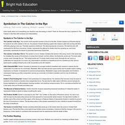 The Catcher in the Rye Symbolism: Interpretation & Analysis