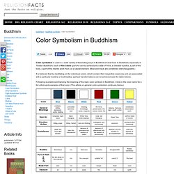 Buddhist Color Symbolism