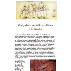The Symbolism of Rabbits and Hares, by Terri Windling: Summer 2005, Journal of Mythic Arts, Endicott Studio