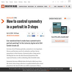 How to control symmetry in a portrait in 3 steps