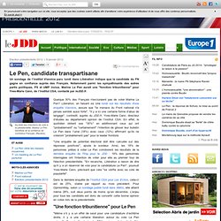 Marine Le Pen bénéficie de la confiance des sympathisants des autres partis politiques
