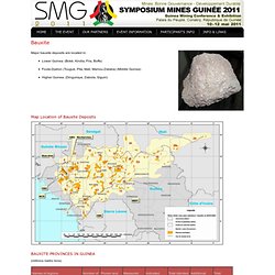 Symposium Mines Guinée 2011