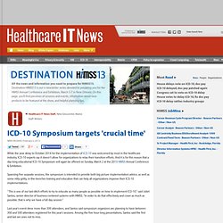 ICD-10 Symposium targets 'crucial time'