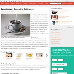 Symptoms Of Dopamine Deficiency