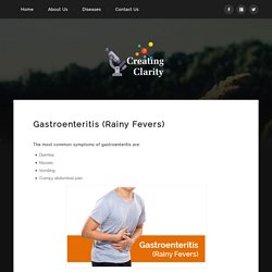 The Most Common Symptoms of Gastroenteritis (Rainy Fevers)