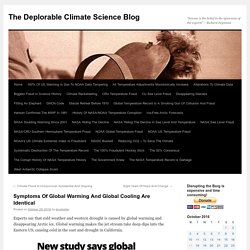 Symptoms Of Global Warming And Global Cooling Are Identical