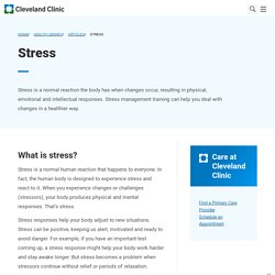Stress: Signs, Symptoms, Management & Prevention