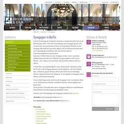 Synagogen - Jüdische Gemeinde zu Berlin
