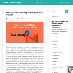 How to sync GoDaddy Workspace with Gmail?