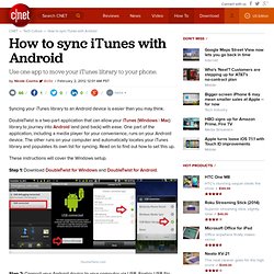 How to sync iTunes with Android