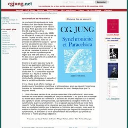 Synchronicité et Paracelsica (Carl Gustav Jung).