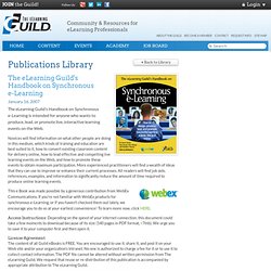 Guild eBooks: Handbook on Synchronous e-Learning