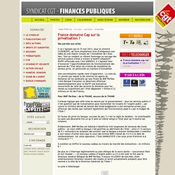 Syndicat CGT des Finances Publiques