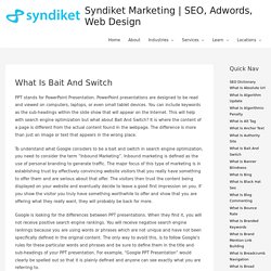 What Is Bait And Switch