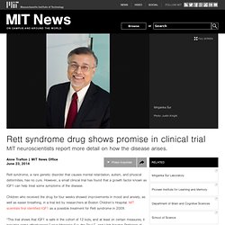 Rett syndrome drug shows promise in clinical trial