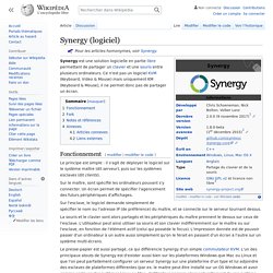 Synergy (logiciel)
